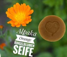 Alpaka Orange Ringelblumen Seife