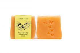 Pfefferminz - Lemongras Seife Palmölfrei - Antibakteriell