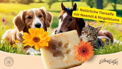 Tierseife mit Neemöl & Ringelblume – Bild 2